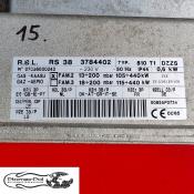 Przemysłowy palnik gazowy Riello RS 38 105-440kW – dane techniczne, zasilanie 230V, model 3784402.