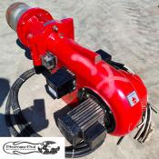 Używany przemysłowy palnik gazowy Weishaupt G5/1-D o mocy 175-940 kW oferowany przez Płomex-Pol.