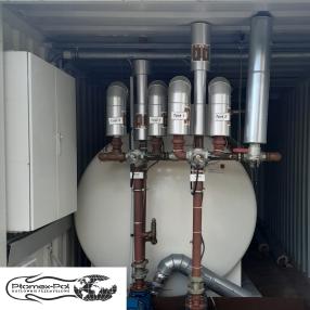 Mobilna stacja paliwowa 10 000 l w kontenerze 20HC – dwupłaszcz 2×5 000 l
