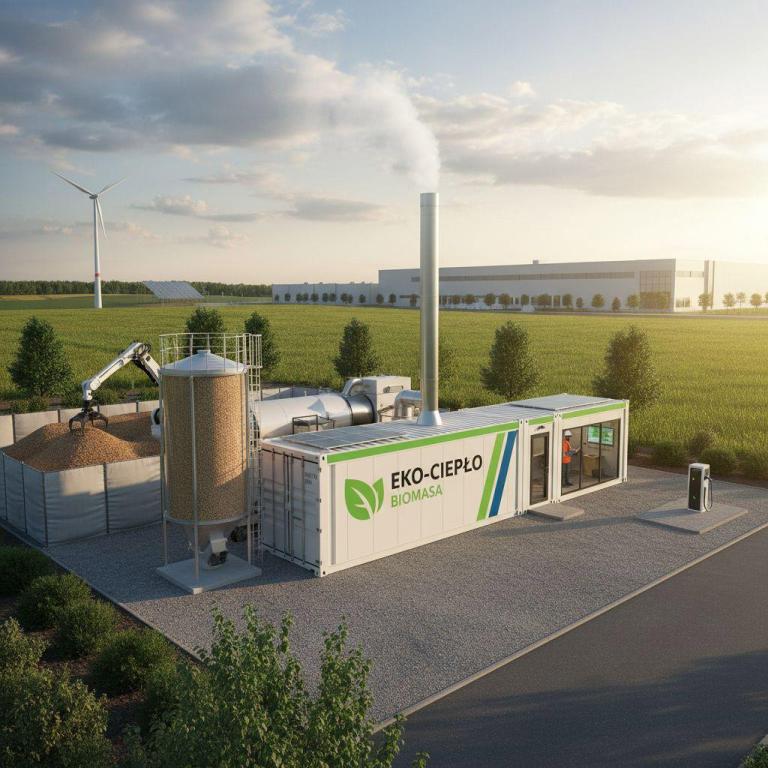 Kotłownia kontenerowa na biomasę - nowoczesne i ekologiczne źródło ciepła dla przemysłu