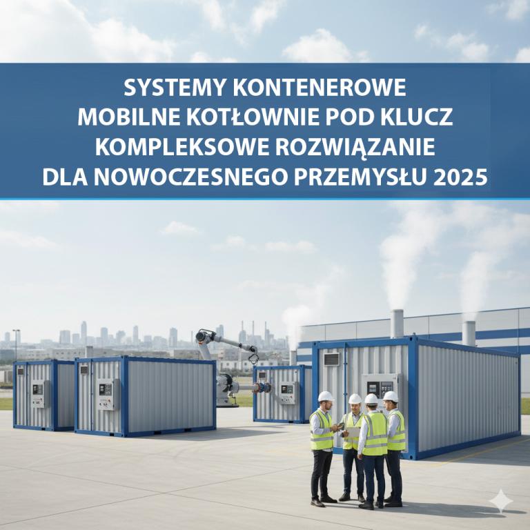 Systemy kontenerowe i mobilne kotłownie przemysłowe – kompleksowe rozwiązania dla nowoczesnego przemysłu