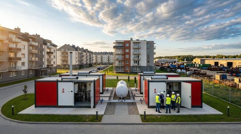 Kotłownie Kontenerowe C.W.U. – 15 Kluczowych Zalet dla Osiedli i Przemysłu