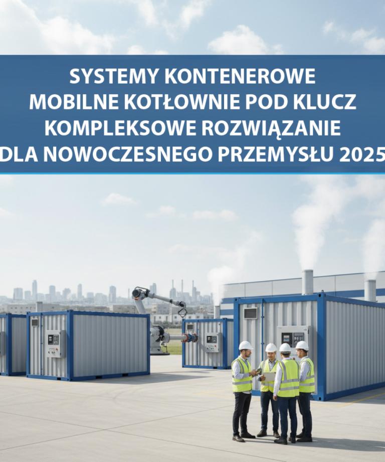 Systemy kontenerowe i mobilne kotłownie przemysłowe – kompleksowe rozwiązania dla nowoczesnego przemysłu