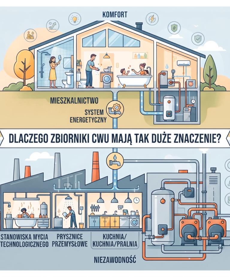 Dlaczego zbiorniki CWU mają tak duże znaczenie?
