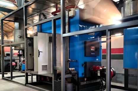 Kompletna kotłownia kontenerowa 840 kW – mobilne systemy grzewcze dla przemysłu