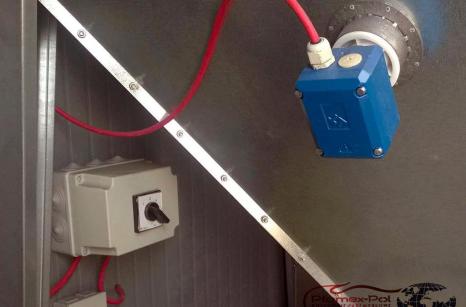 Niezawodna automatyka i bezpieczna instalacja elektryczna w przemysłowej kotłowni kontenerowej na pellet marki Plomex-Pol (realizacja Politechnika).